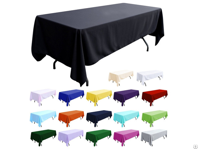 Polyester Tablecloth Wholesale Price Wedding Table Linens