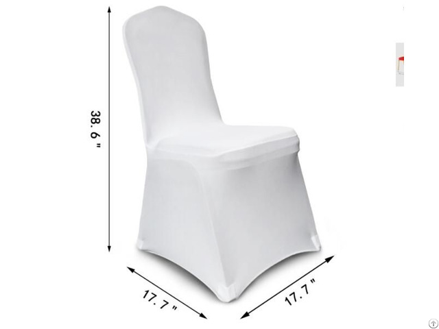 White Covers Spandex Stretch Banquet Chair Cover