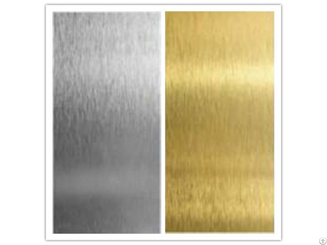 Hairline Gold Stainless Steel Sheet From China