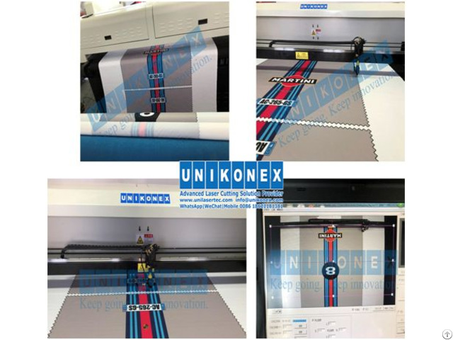 180cm 90cm Printed Fabric Laser Cutting