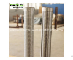 Stainless Steel Johnson Type Screen Pipe With Welded Beveled Connection End