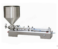 Semi Automatic Horizontal One Head Ointment Piston Filling Machine Li