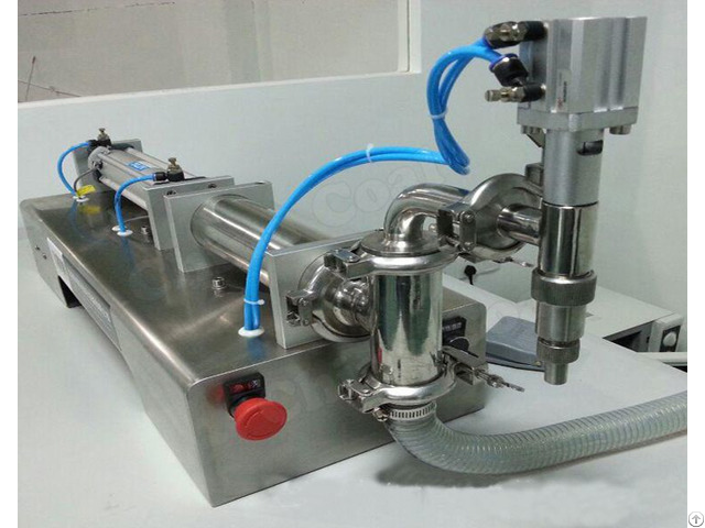 Semi Automatic One Head Piston Liquid Filling Machine Fi