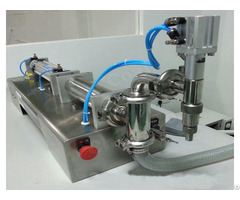 Semi Automatic One Head Piston Liquid Filling Machine Fi