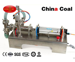 Single Head Liquid Softdrink Pneumatic Filling Machine Table