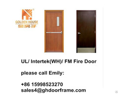 Ul Fire Rated Door 180mins 90mins