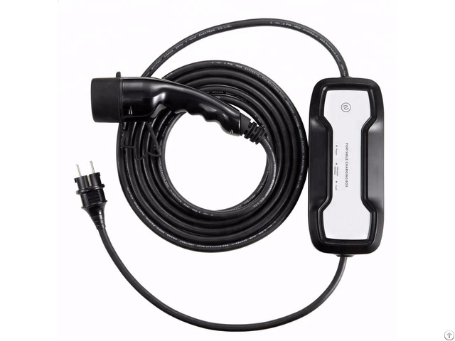 Portable Ev Charging Box Type1 To Schuko
