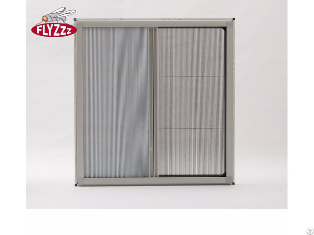 Good Quality Aluminium Frame Vertical Folding Mesh Screen Window