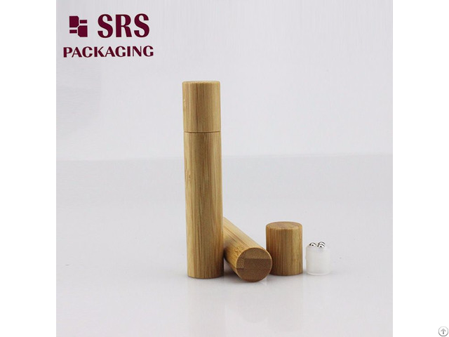 15ml Bamboo Roll On Bottle With Three Balls