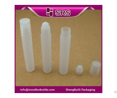 10ml Cylinder Plastic Roll On Bottle With Pp Ball
