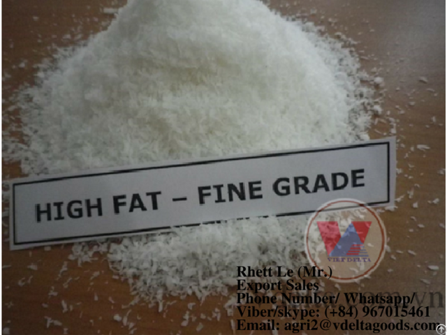 High Fat Desiccated Coconut Viet Delta