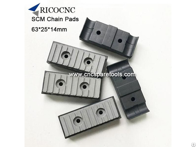 63x25x14mm Long Conveyor Chain Pads For Scm Edgebanding Edge Bander Edgebander Machines