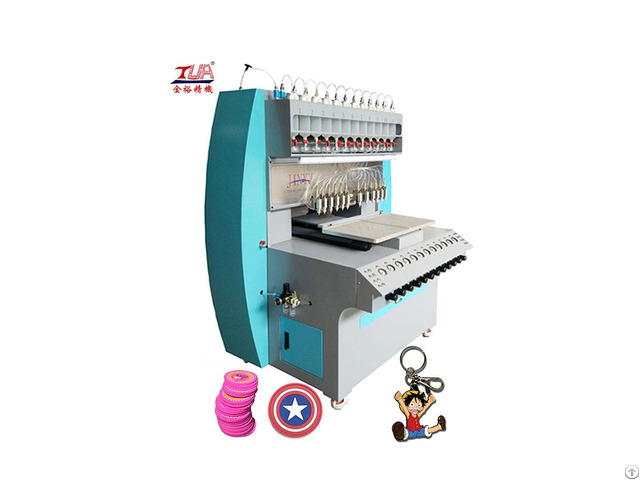 Dongguan Jinyu Full Automatic 1 12 Colors Liquid Pvc Dispensing Machine