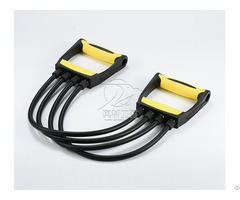 Ueasy Adjustable Chest Expander 4 Ropes Resistance Exercise System Bands Strength Trainer