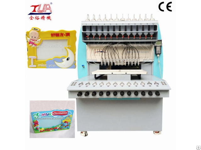 Jinyu Pvc Photo Frame Surface Pattern Dispensing Machine Required