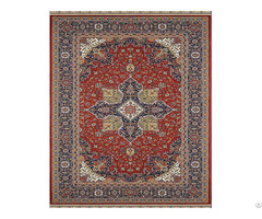 Heriz Red Navy