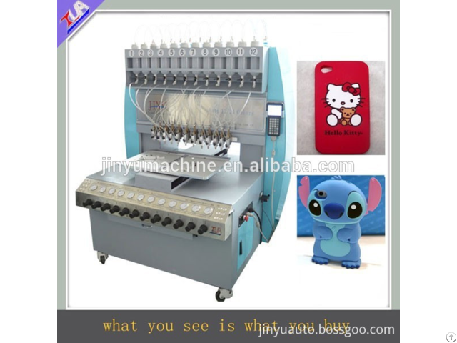 China Jinyu Low Price Silicone Phone Case Making Machine