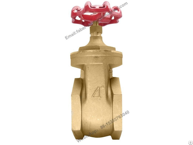 High Pressure Brass Water Gate Valve 3 Inch