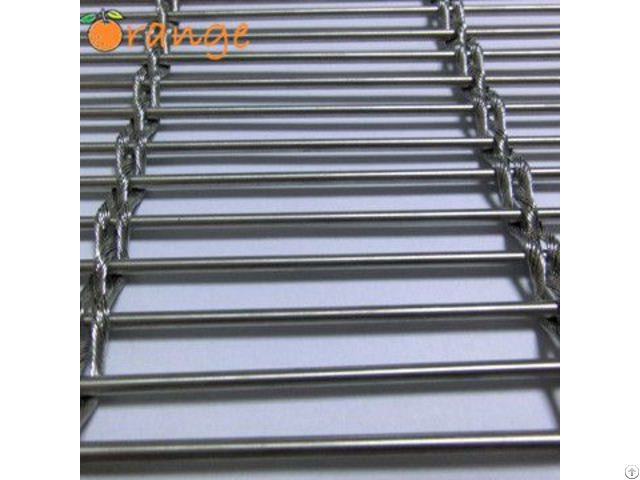 Stainless Steel Cable Rod Woven Architectural Decoration Mesh