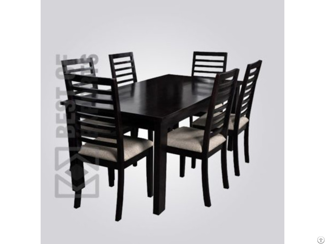Black Wooden Dining Set