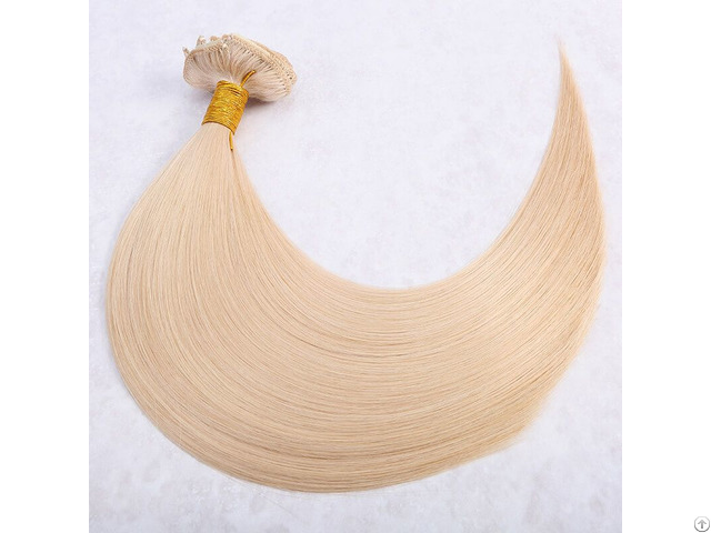 Golden Blonde 18 Inches 120g Clip In Hair Extensions