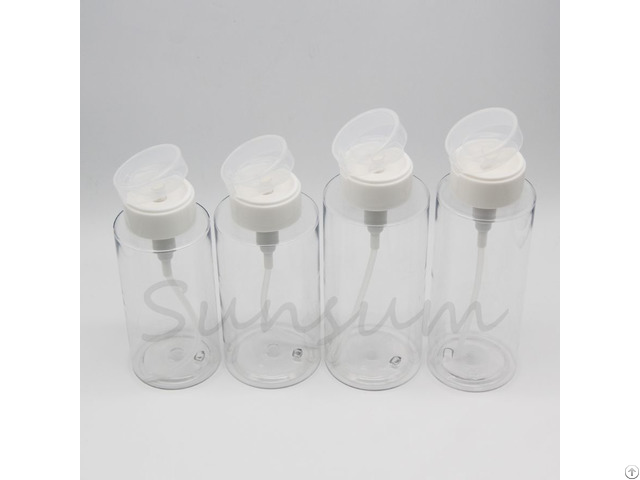 Transparent Cleaning Oil Cosmetic Bottle