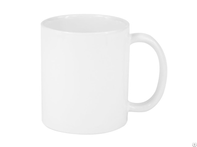 11oz Ceramic White Coated Mug Grade A