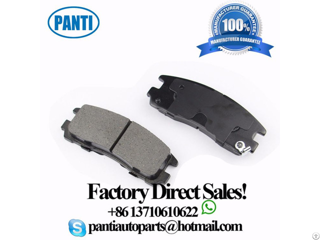 Rear Axle Brake Pad 12510016 D383 Fits Buick Allure Cadillac Allante Chevrolet