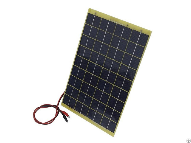 10w 12 Volts Epoxy Solar Panel Module For Car Rv Battery Charging