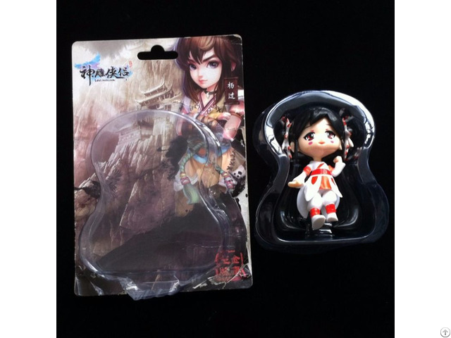 Transparent Heat Sealed Toy Blister Packaging With Print Paper Card