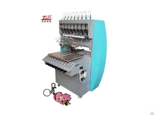 Soft Pvc Keychain Dispensing Making Machine