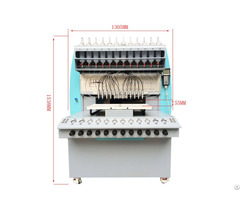 Automatic Pvc Multi Color Zipper Head Manufacturing Dispensing Making Machine