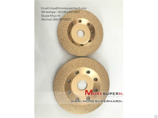 Vacuum Brazed Diamond Grinding Disc For Marble Ceramic Frp Miya