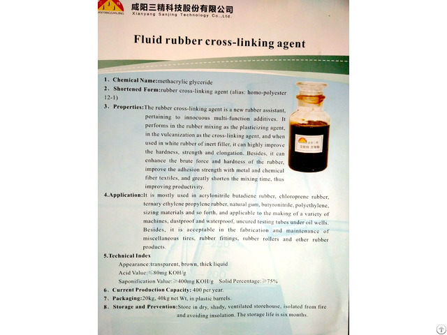 Fluid Rubber Cross Linking Agent Cas 1830 78 0