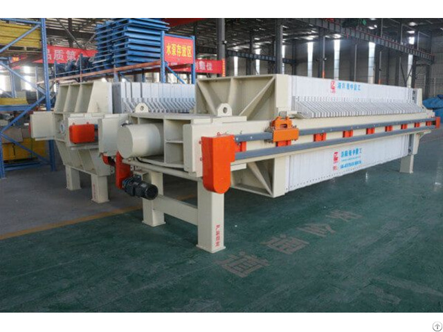 Plate And Frame Type Filter Press For Industrial Sludge Dewatering ...
