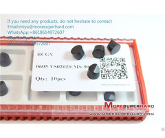 Solid Cbn Inserts Rcgx060500 For Processing High Speed Roll Steel Miya At Moresuperhard Dot Com