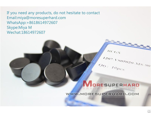 Solid Cbn Inserts Rcgx090700 For Processing High Speed Roll Steel Miya At Moresuperhard Dot Com