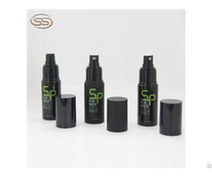 Black Pet Plastic Cosmetic Spray Bottles For Man