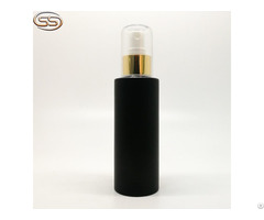 Black Matte Pet Empty Lotion Cosmetic Bottle