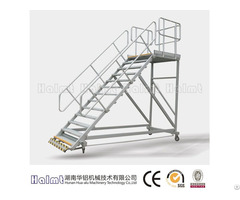 Wholesale Industrial Aluminum Working Platform Step With Handrails