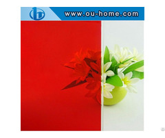 Ouhome Red Colored Window Tint Glass Covering Pvc Decorative Film