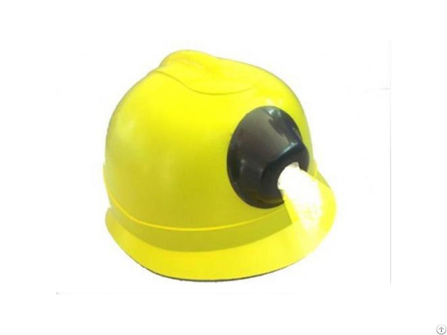 V Shape Coal Miner Hard Hat With Light