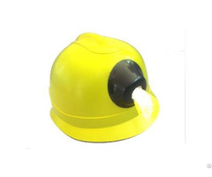 V Shape Coal Miner Hard Hat With Light