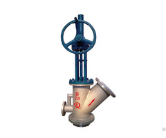 Special Tank Bottom Angle Valve For Coal Slurry