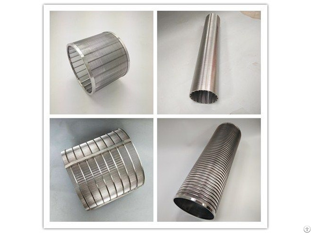 Stainless Steel Wedge Wire Screen V Shape Johnson Filter Elements