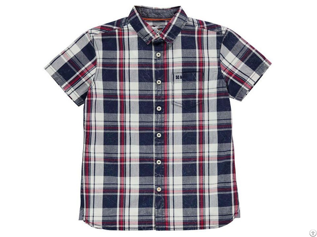 New Style Short Sleeve Casual Shirt Children Kids
