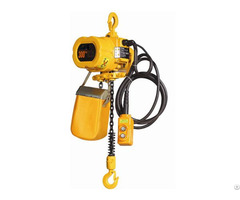 Hoist With Hook Suspension