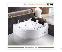 Double Person Sector Acrylic Whirlpool Bathtub Tmb007