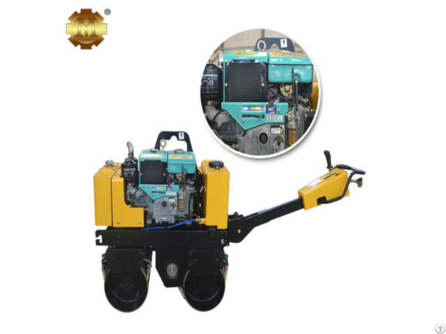 Ym 80c Diesel Engine Walk Behind Vibration Tandem Roller