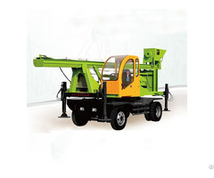 Wheeled Type Spiral Pile Drilling Machine